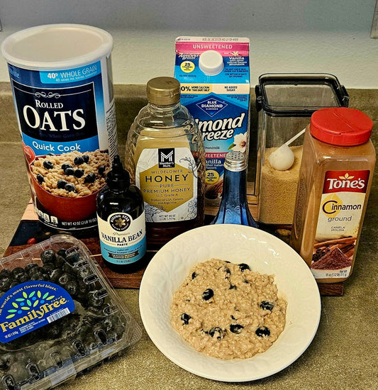 Busy Morning Blueberry Oatmeal Recipe